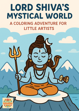 Lord Shiva’s Mystical World: A Coloring Adventure for Little Artists