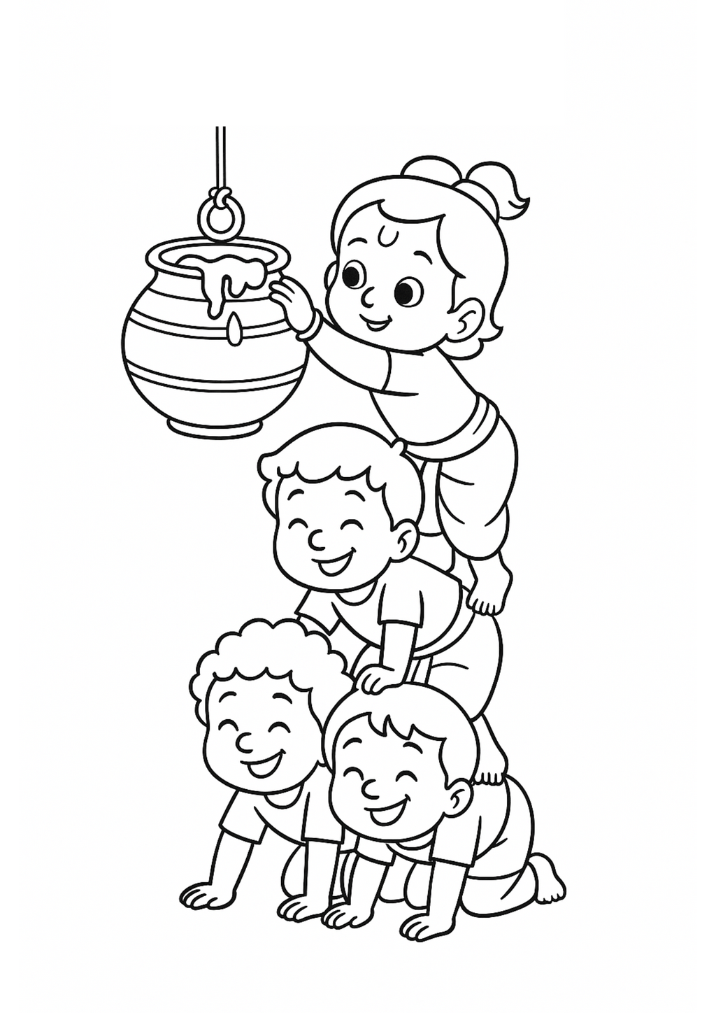 Little Krishna’s Mischief: A Coloring Book for Little Hands