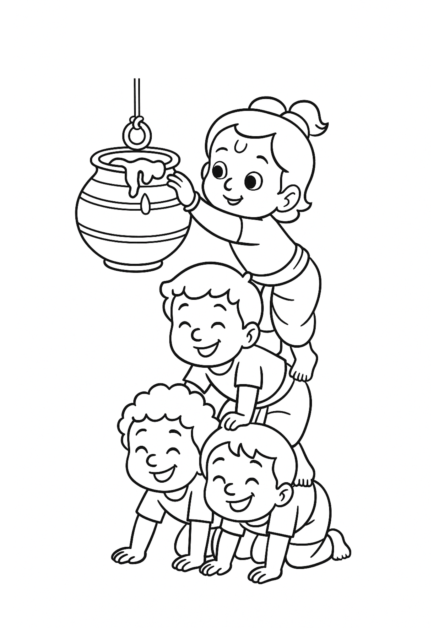 Little Krishna’s Mischief: A Coloring Book for Little Hands
