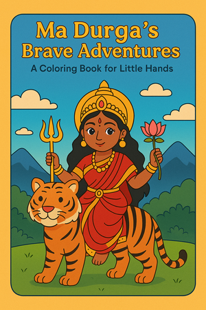 Ma Durga’s Brave Adventures: A Coloring Book for Little Hands
